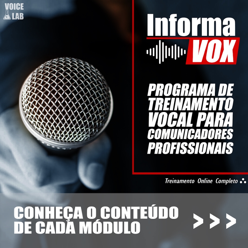 Começe agora mesmo a treinar a sua voz e a sua comunicação com o InformaVox!